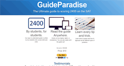 Desktop Screenshot of guideparadise.com